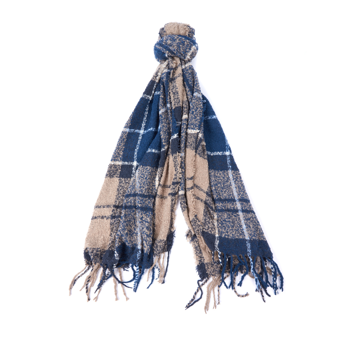 Barbour Boucle Scarf BLUE/ONE SIZE