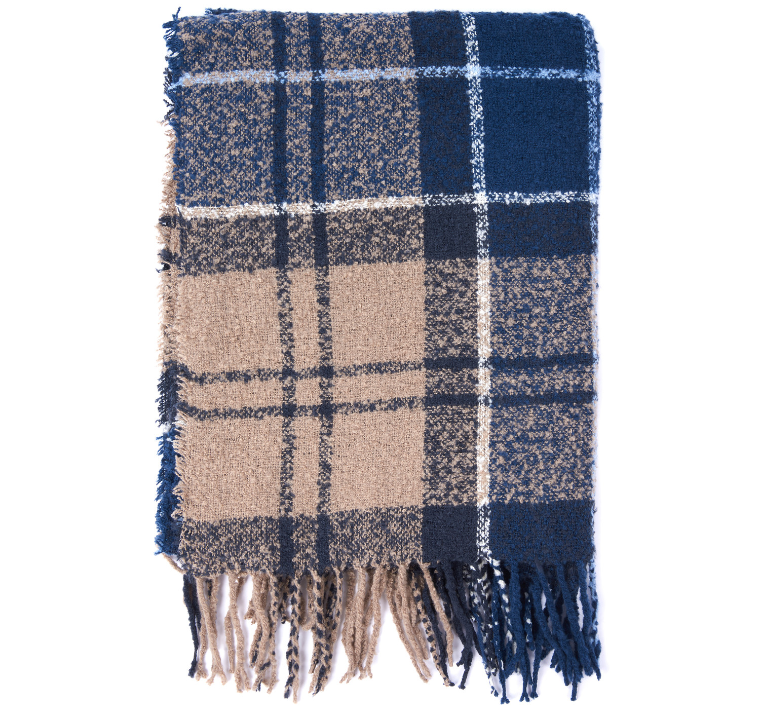 Barbour Boucle Scarf BLUE/ONE SIZE