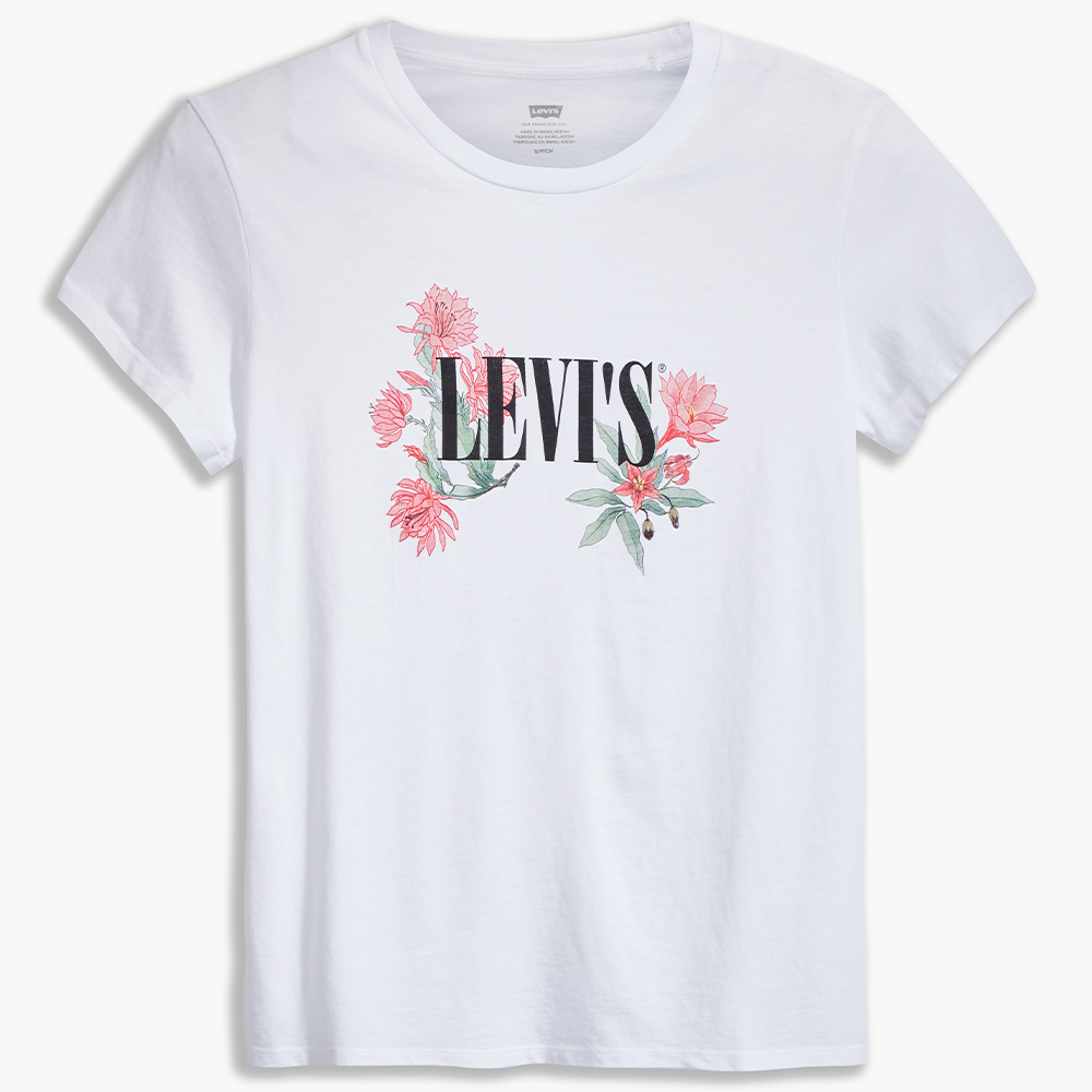 Levi’s® The Perfect Tee Cactus Flower Serif 