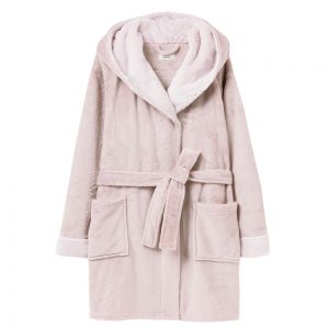 Joules Helena Faux Fur Dressing Gown