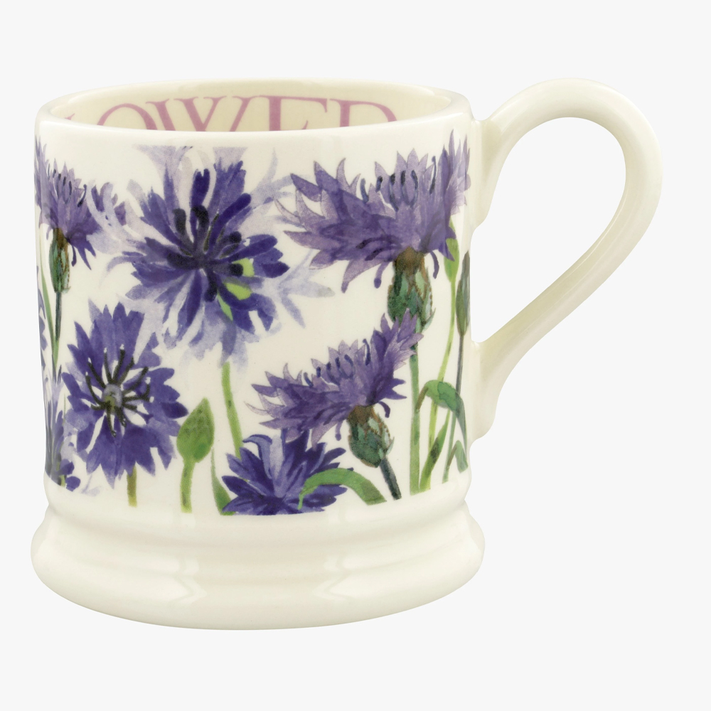 Emma Bridgewater Flowers Cornflower 1/2 Pint Mug