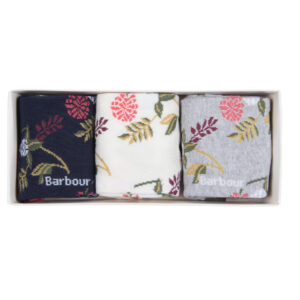 Barbour Floral Fern Sock Gift Set