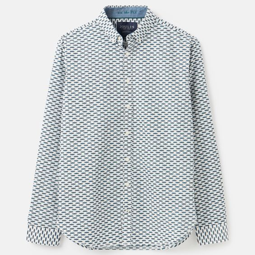 Joules Invitation Classic Fit Printed Shirt