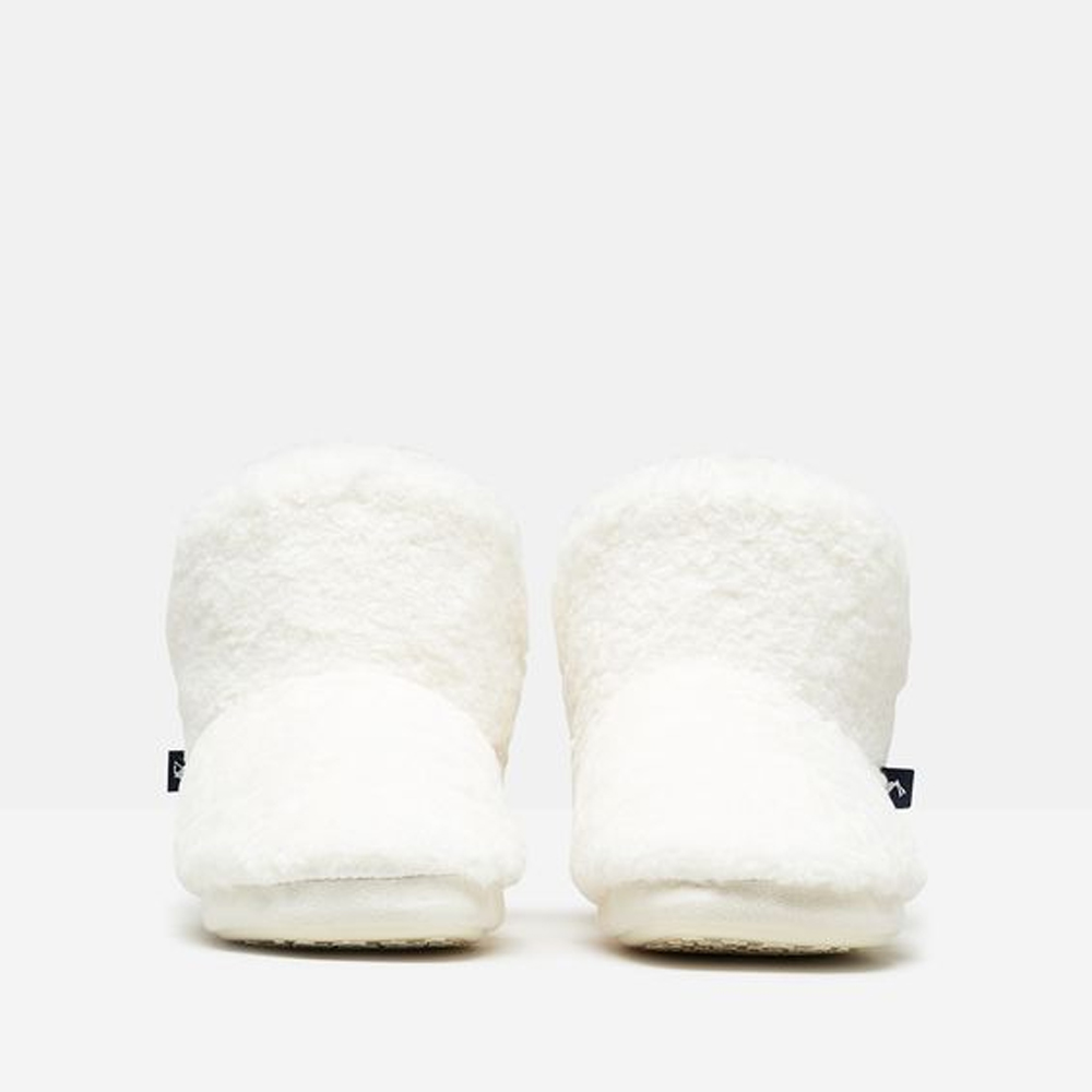 Joules Cabin Luxe Faux Fur Lined Slipper With Rubber Sole