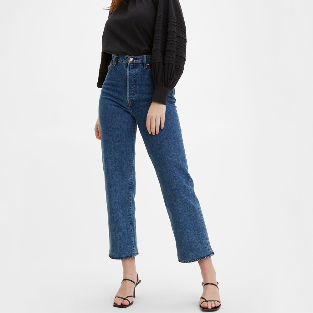 LEVI’S®  Ribcage Straight Ankle Jeans