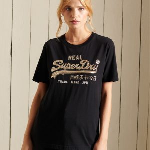 Superdry Vintage Logo Boho Sparkle T-Shirt
