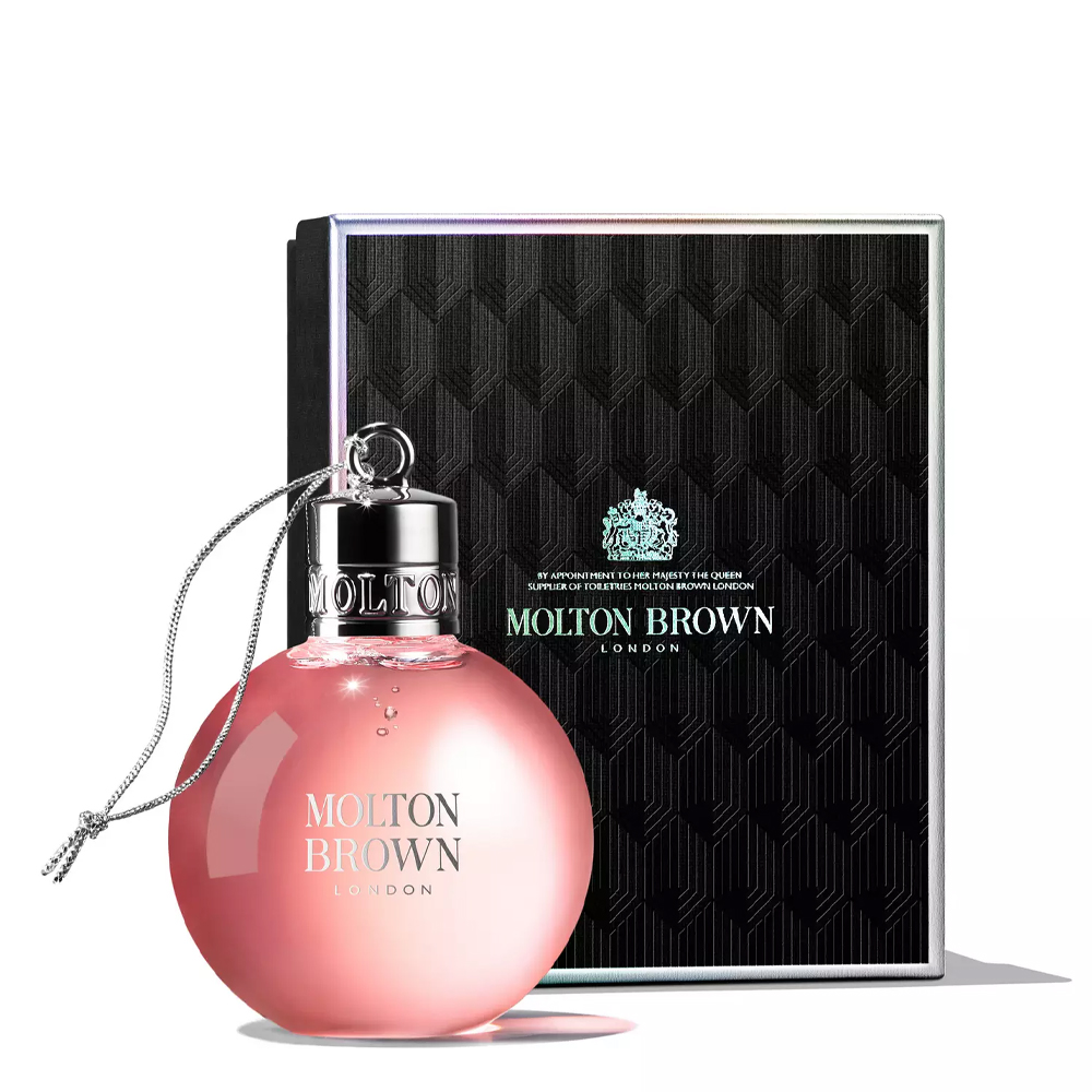 molton brown Delicious Rhubarb & Rose Festive Bauble 