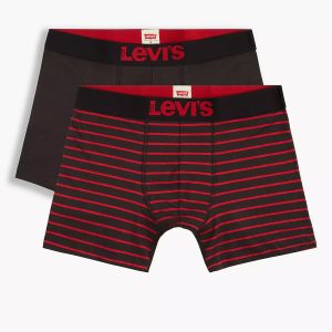 Levis Men Vintage Stripe Yd Boxer Brief 2 Pack