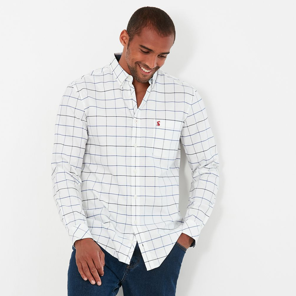 Welford Classic Long Sleeve Classic Fit Check Shirt