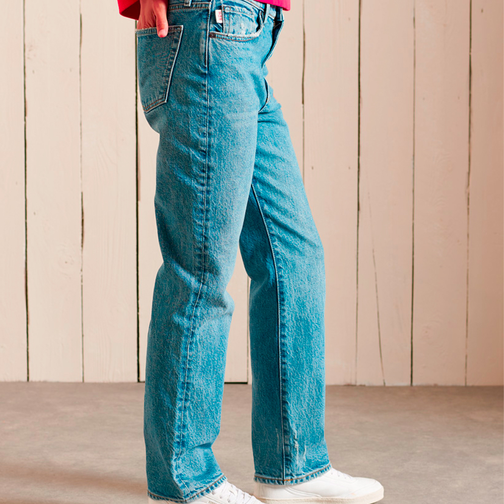 Superdry  Original & Vintage High Rise Straight Jeans